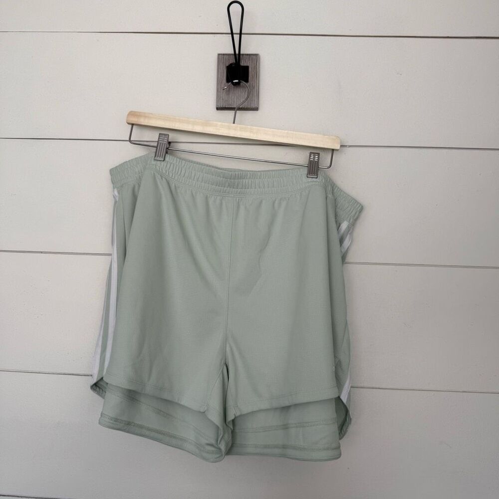 Adidas Women’s 2X Mint Athletic Workout Shorts
